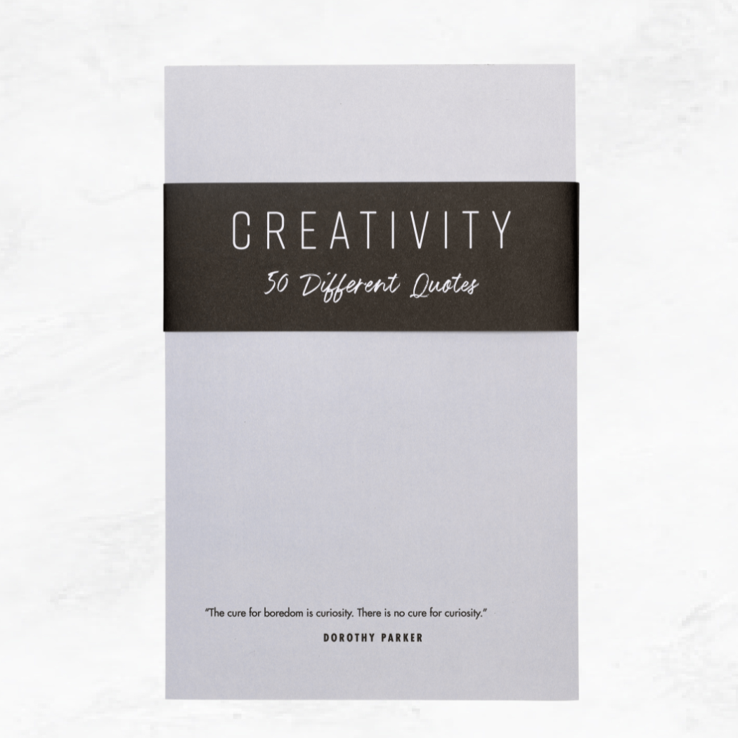 50 Creativity Quotes  Notepad  |  5.5 x 8.5 Notepad | 50 Sheets
