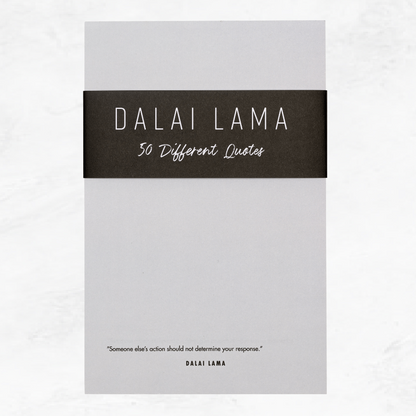 50 Dalai Lama Quotes  Notepad  |  5.5 x 8.5 Notepad | 50 Sheets