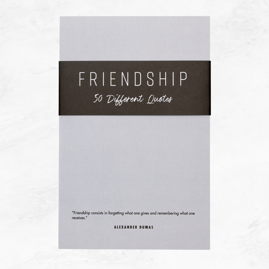 50 Friendship Quotes Notepad  |  5.5 x 8.5 Notepad | 50 Sheets