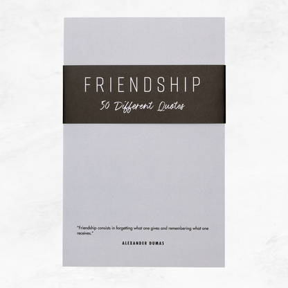 50 Friendship Quotes Notepad  |  5.5 x 8.5 Notepad | 50 Sheets