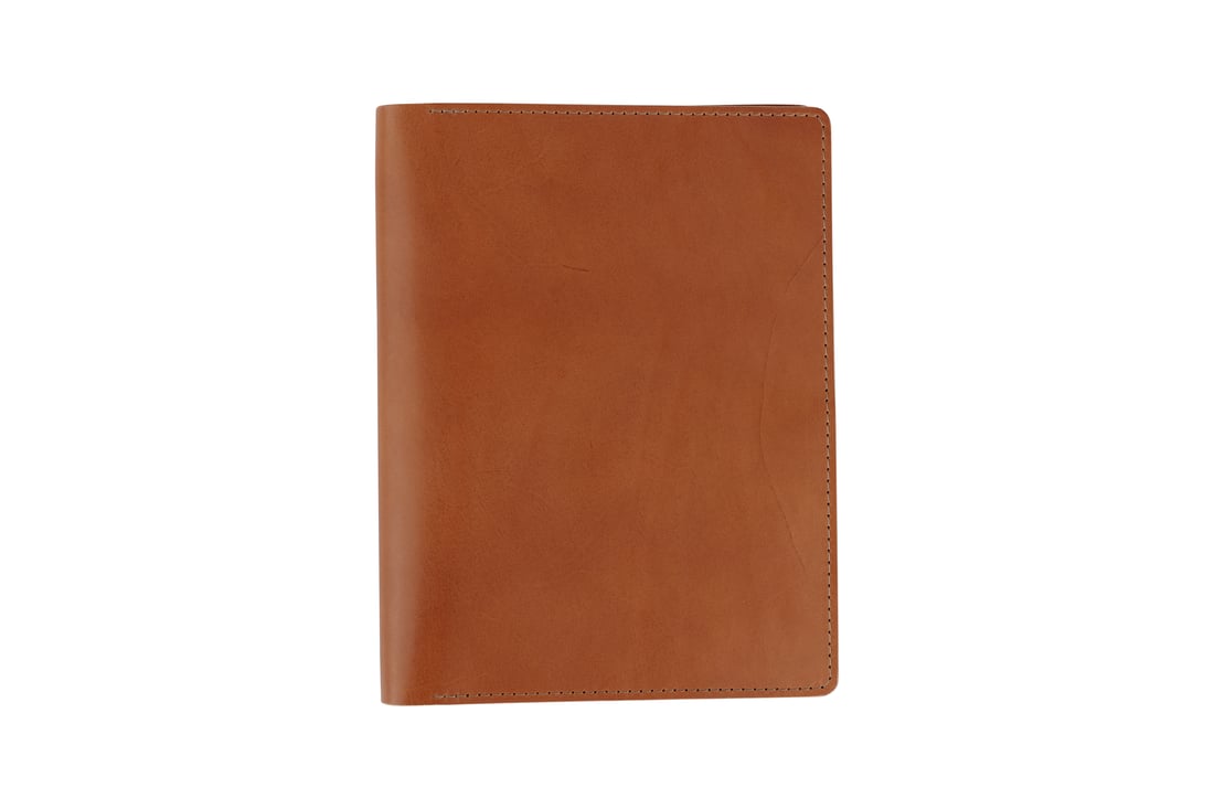 Tan Leather Padfolio